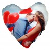 CUSCINO A CUORE CON RETRO COLOR ROSSO