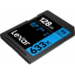 LEXAR 128GB 633X PROFESSIONAL SDHC CARD