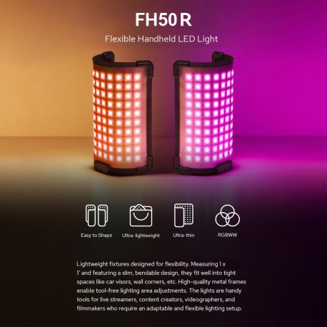 GODOX FH50R ILLUMINATORE LED RGB