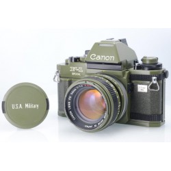 CANON F1 NEW AE OLIVE USA ARMY