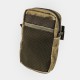 WOTANCRAFT ZIPPER POUCH KHAKI FOR PILOT