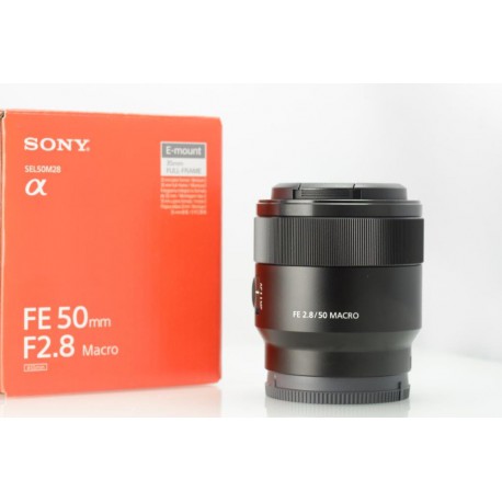 SONY FE 50MM F2,8 MACRO E-MOUNT