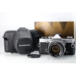 OLYMPUS OM-1 + 50MM F1,8 CORPO SILVER