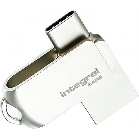 INTEGRAL 64GB 360-C DUAL PEN DRIVE