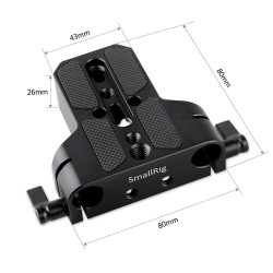 SMALLRIG 1674 BOTTOM MOUNT PLATE 15MM