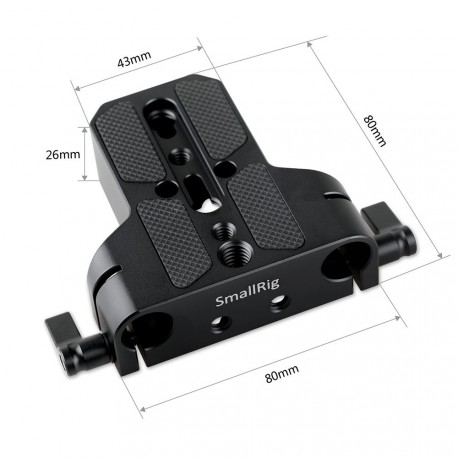 SMALLRIG 1674 BOTTOM MOUNT PLATE 15MM