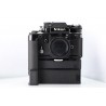 NIKON F2 AS + MD-3 NERA OPACO REPAINT