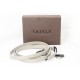 TAITLE TRACOLLA PELLE 120CM GRIGIA