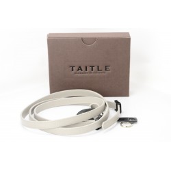 TAITLE TRACOLLA PELLE 120CM GRIGIA