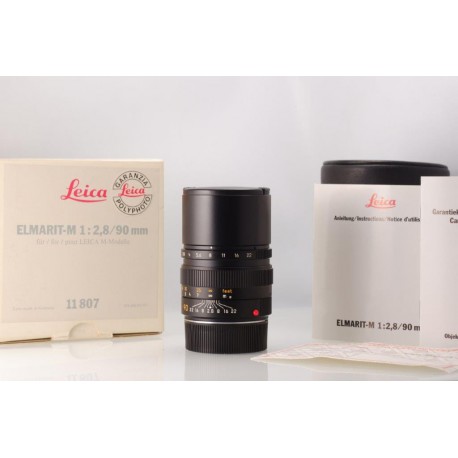 LEICA 90MM F2,8 ELMARIT-M 11807 BLACK