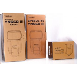 YONGNUO FLASH TT560III (2 PZ.) + TRIGGER