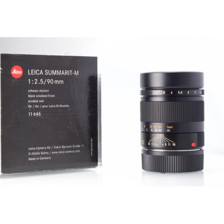 LEICA SUMMARIT M 90 F2,5 BLACK ART 11646