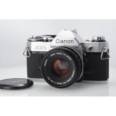 CANON AE-1 SILVER + 50MM F1,8