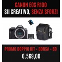 CANON EOS R100 + 18-45 + SD32 + BORSA