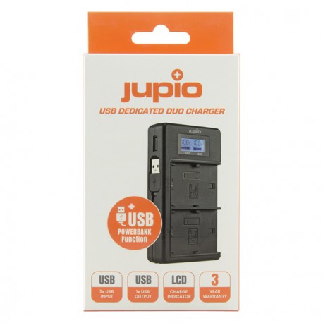 JUPIO CARICA BATT DOPPIO CANON LP-E10