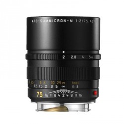 LEICA APO SUMMICRON M 75 F.2 ASF. BLACK