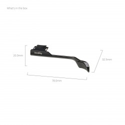 SMALLRIG 5702 THUMB GRIP PER LUMIX L10 BLACK