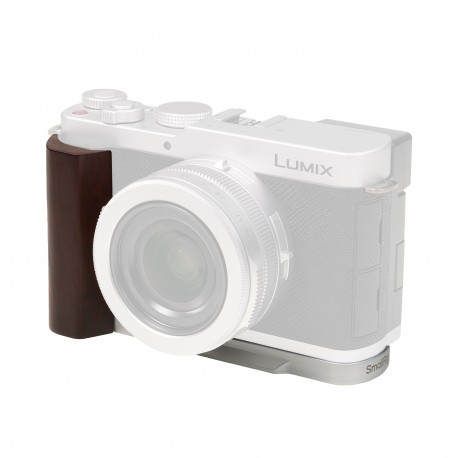SMALLRIG 5943 WOODDEN L-PLATE GRIP PER LUMIX L10 Silver.