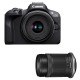 CANON EOS R100 + RF-S 18-45 e 55-210