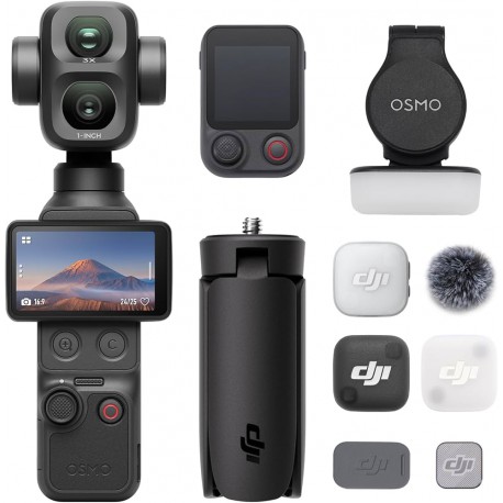 DJI OSMO POCKET 4P VLOG COMBO STABILIZZATORE VIDEO