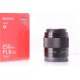 SONY E 50MM F1,8 OSS (APS-C)