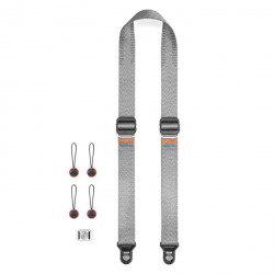 PEAK DESIGN SLIDELITE CAMERA STRAP ASH
