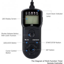 JJC F3 COMANDO TIMER A CAVO PER SONY