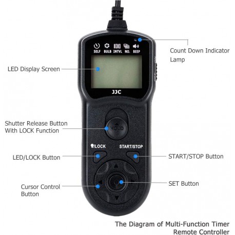 JJC F3 COMANDO TIMER A CAVO PER SONY