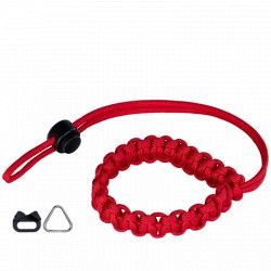 GLOXY RED WRIST STRAP PARACORD