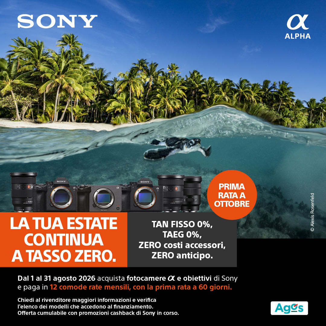 Tasso Zero Sony agosto