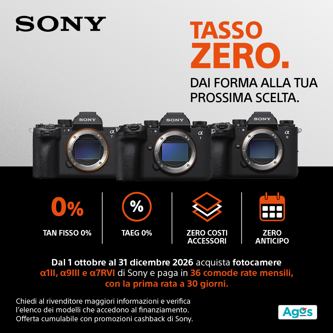 Tasso Zero 36 mesi Sony